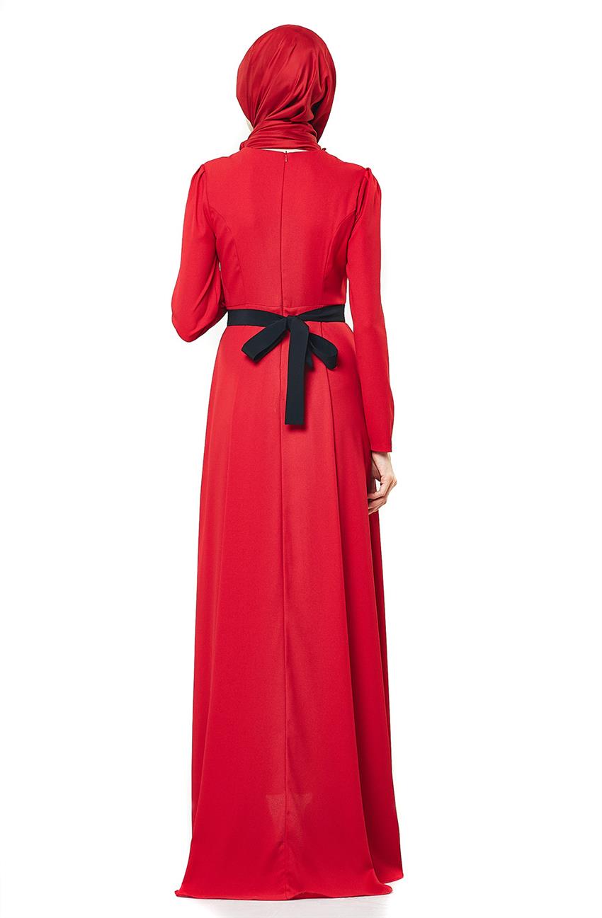 فستان سهرة فستان-أحمر PN8118-34