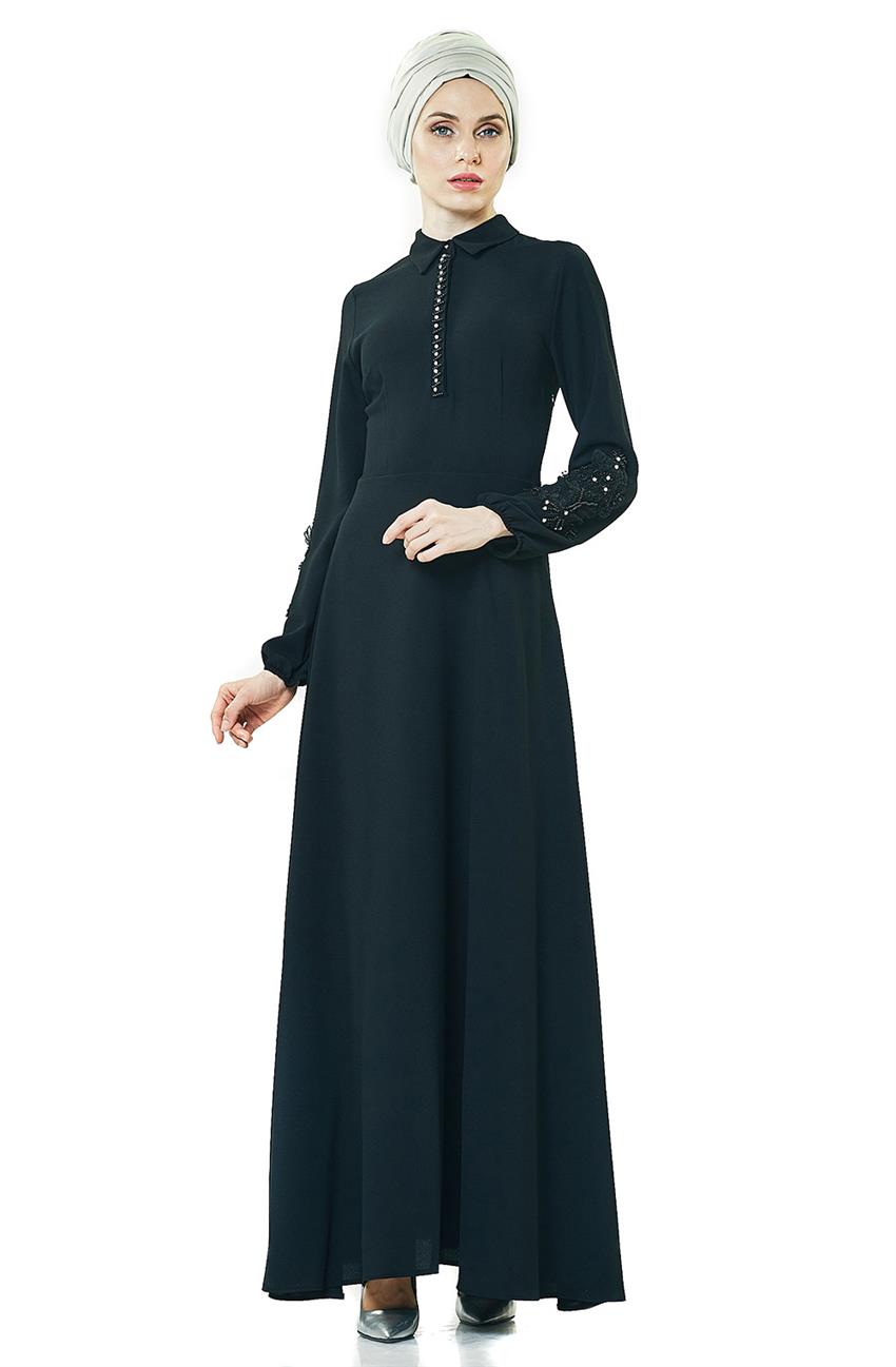 Evening Dress Dress-Black PN8145-01