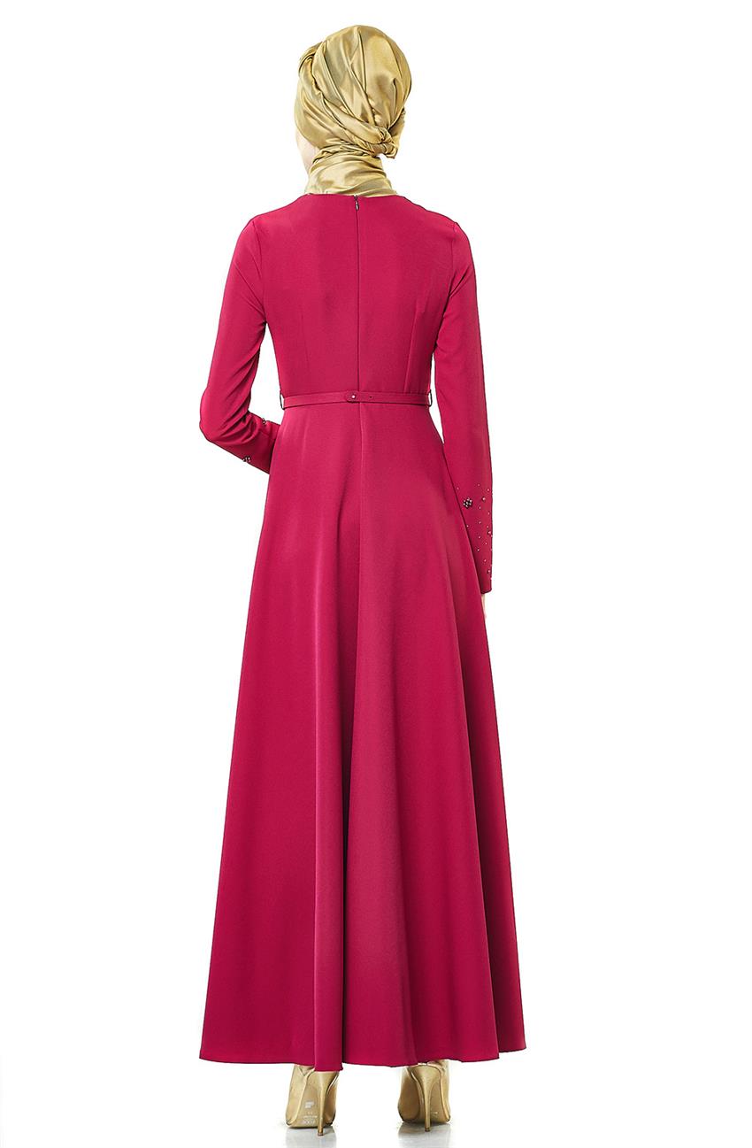 Evening Dress Dress-Fuchsia PN8155-43