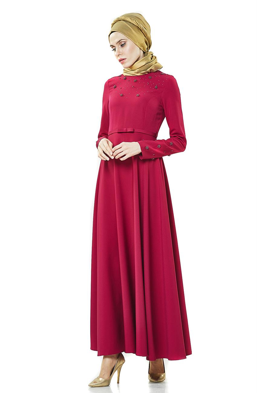 Evening Dress Dress-Fuchsia PN8155-43