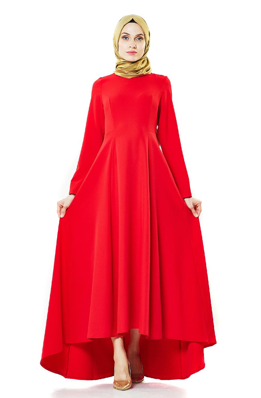 فستان سهرة فستان-أحمر PN8238-34