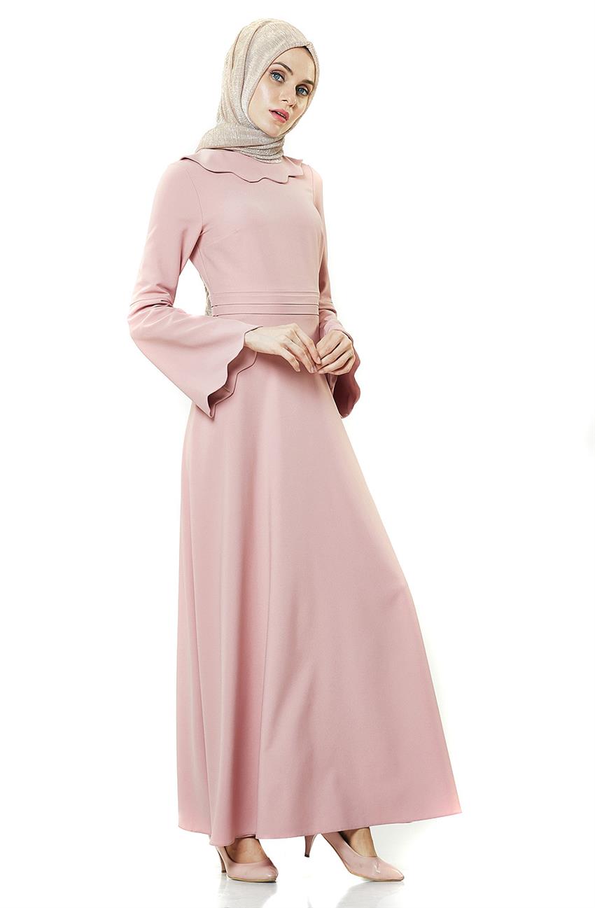 فستان سهرة فستان-لون البودرة PN8246-41
