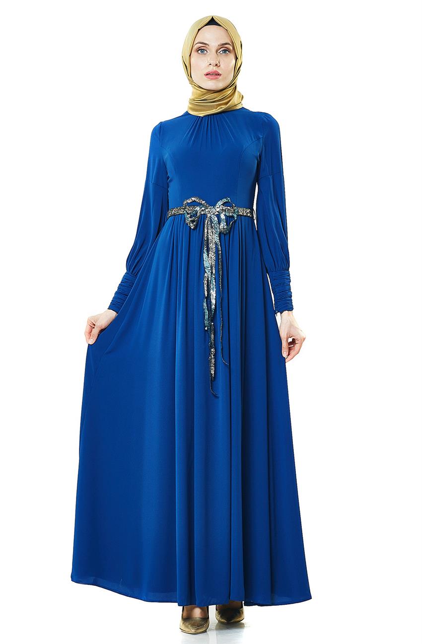 فستان-أزرق غامق KA-B7-23077-74