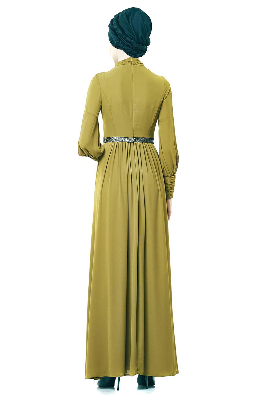 Dress-Olive Ka-B7-23077-33