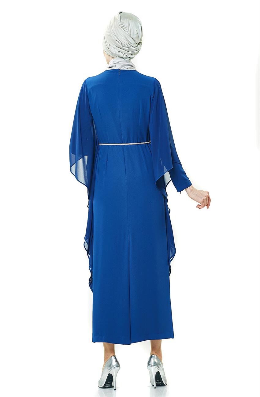 فستان-أزرق غامق KA-B7-23078-74