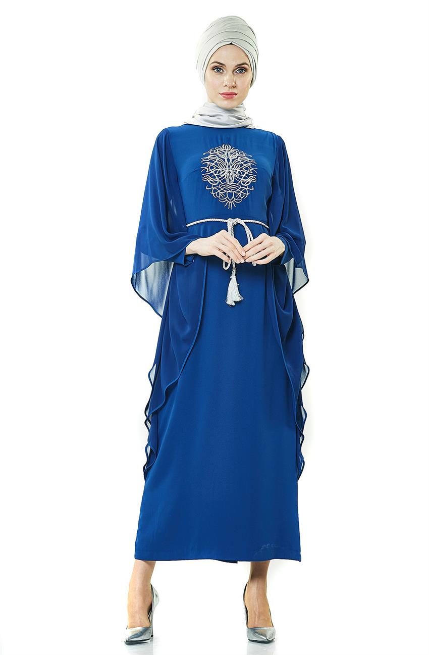 فستان-أزرق غامق KA-B7-23078-74