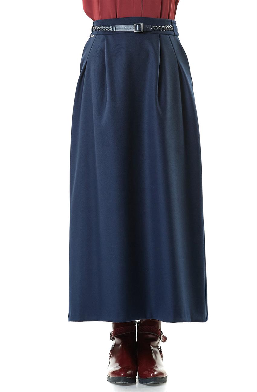 Skirt-Navy Blue 7K1400-17