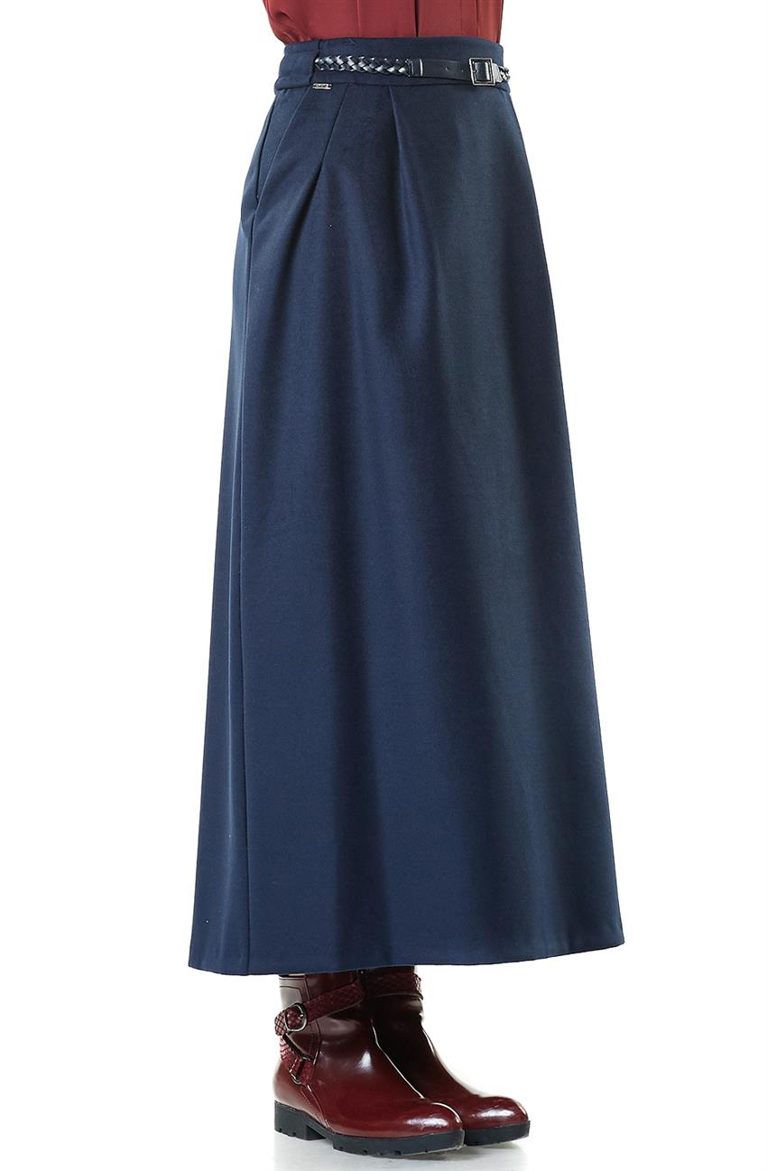 Skirt-Navy Blue 7K1400-17