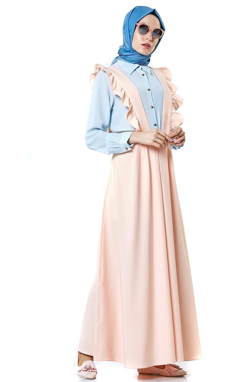 فستان-لون البودرة ar-1805-41