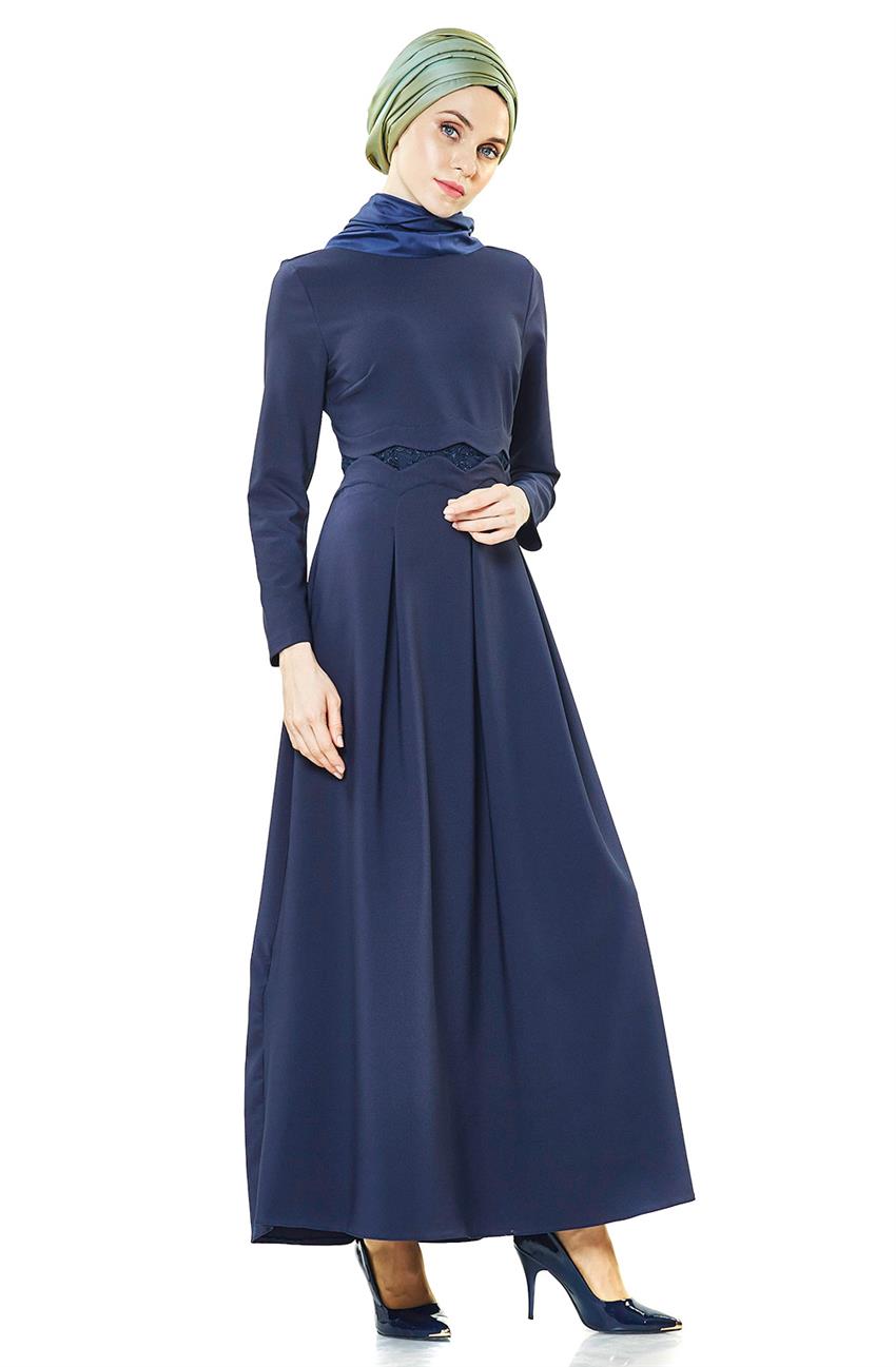 Dress-Navy Blue 1840-17