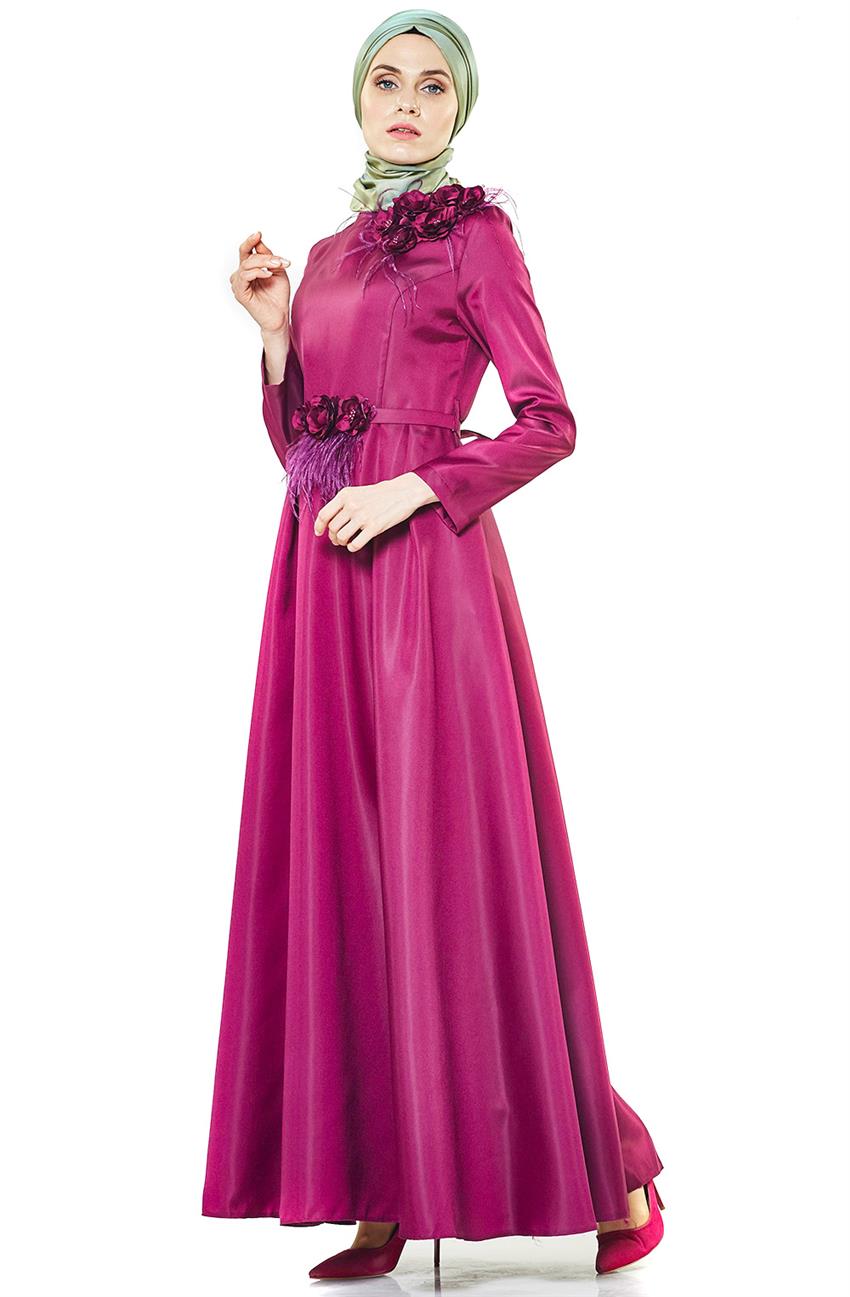 Evening Dress Dress-Plum 1864-51
