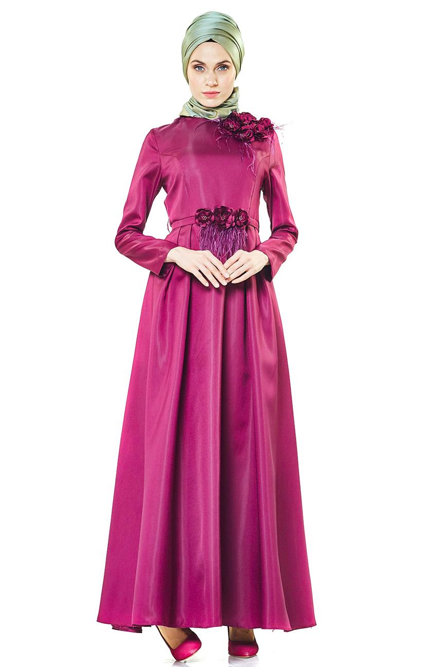 Evening Dress Dress-Plum 1864-51