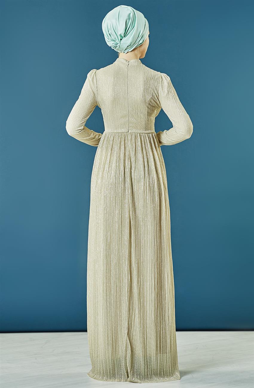 Evening Dress Dress-Silver PN8151-06