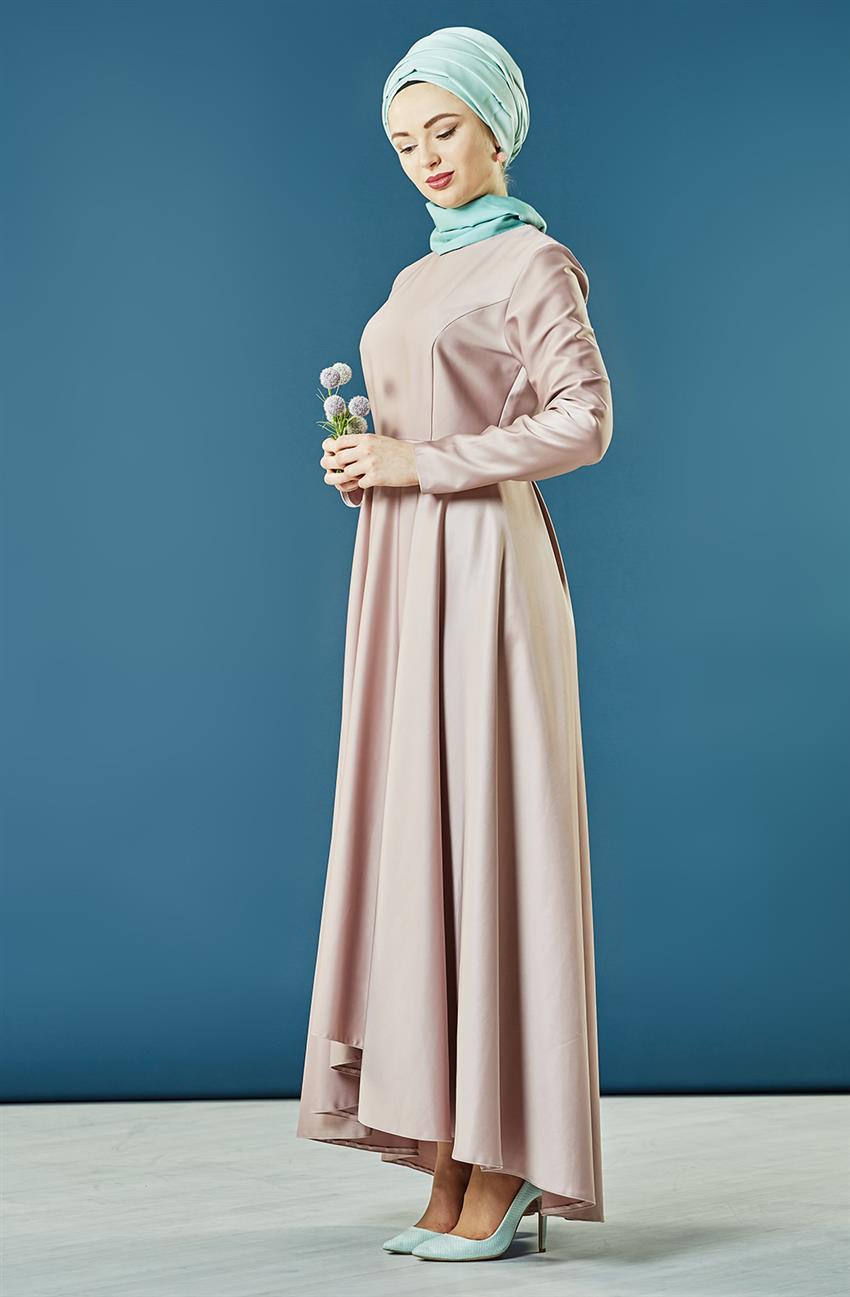 فستان سهرة فستان-لون البودرة PN8189-41