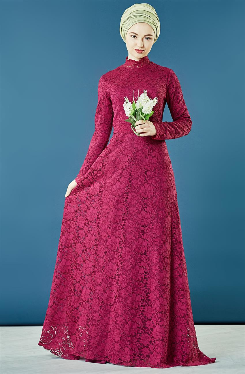 Evening Dress Dress-Fuchsia 7YA10035-43