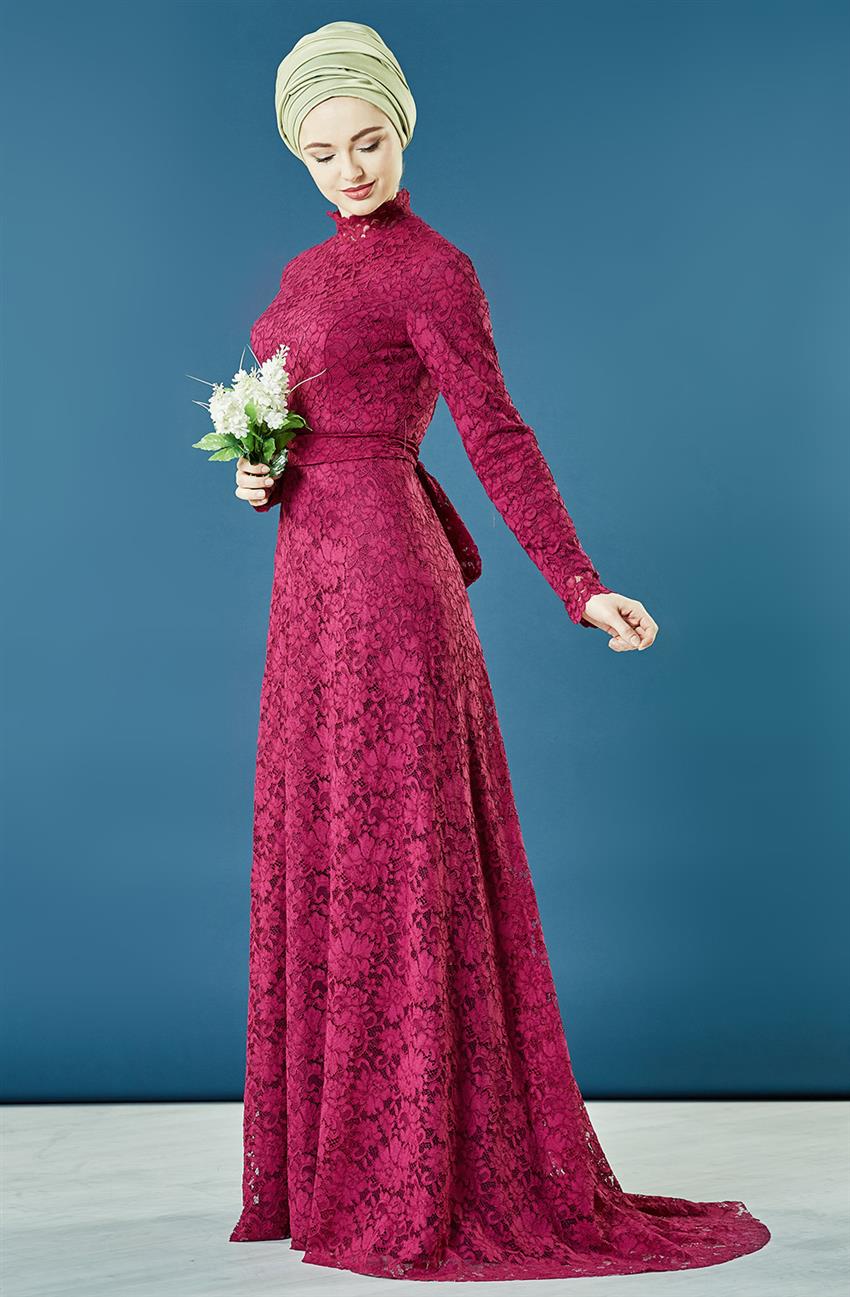 Evening Dress Dress-Fuchsia 7YA10035-43