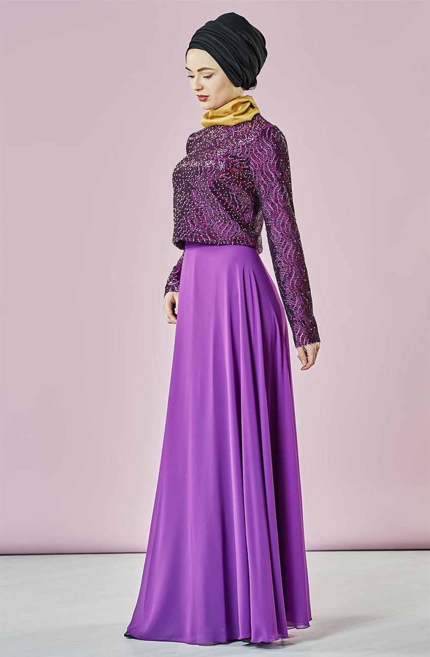 Evening Dress Suit-Purple 7YA10036-45