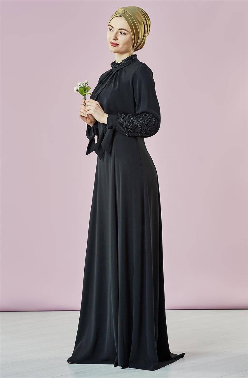 فستان سهرة فستان-أسود ar-7YA10038-01