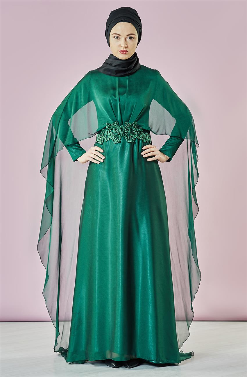 فستان سهرة فستان-زمردي ar-7YA10044-84