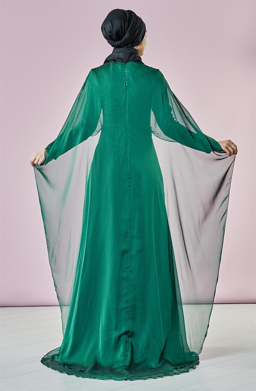 Evening Dress Dress-Emerald 7YA10044-84