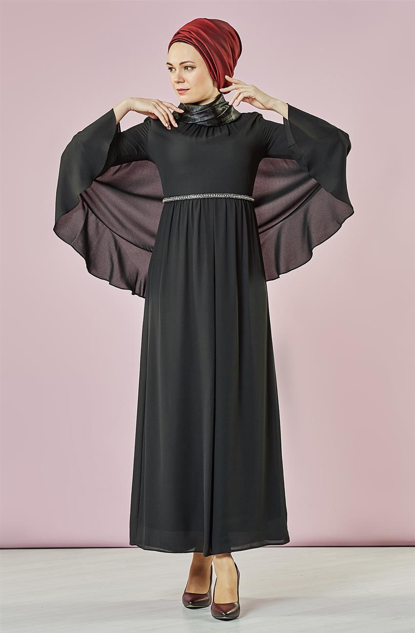 Evening Dress-Black 7Y9351-01