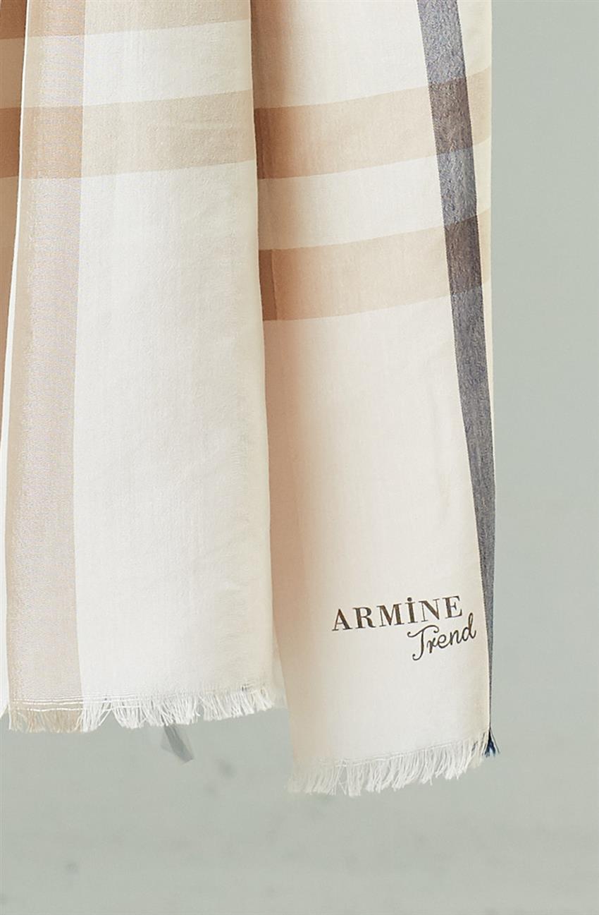 Armine شال ar-102-لون البودرة