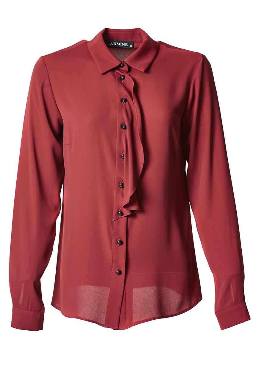 Shirt-Claret Red 7K3352-67