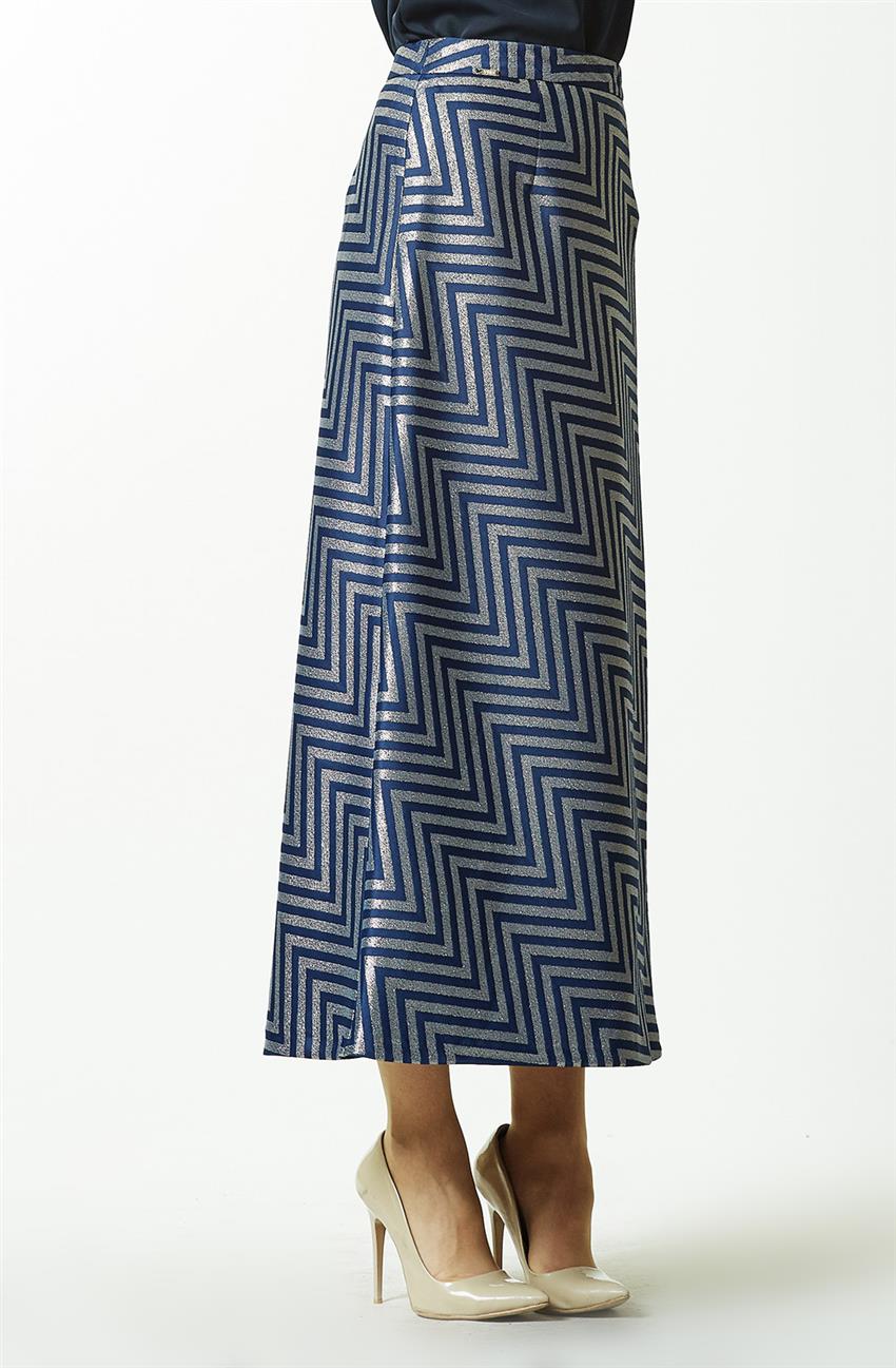 Skirt-Navy Blue 7K1415-17