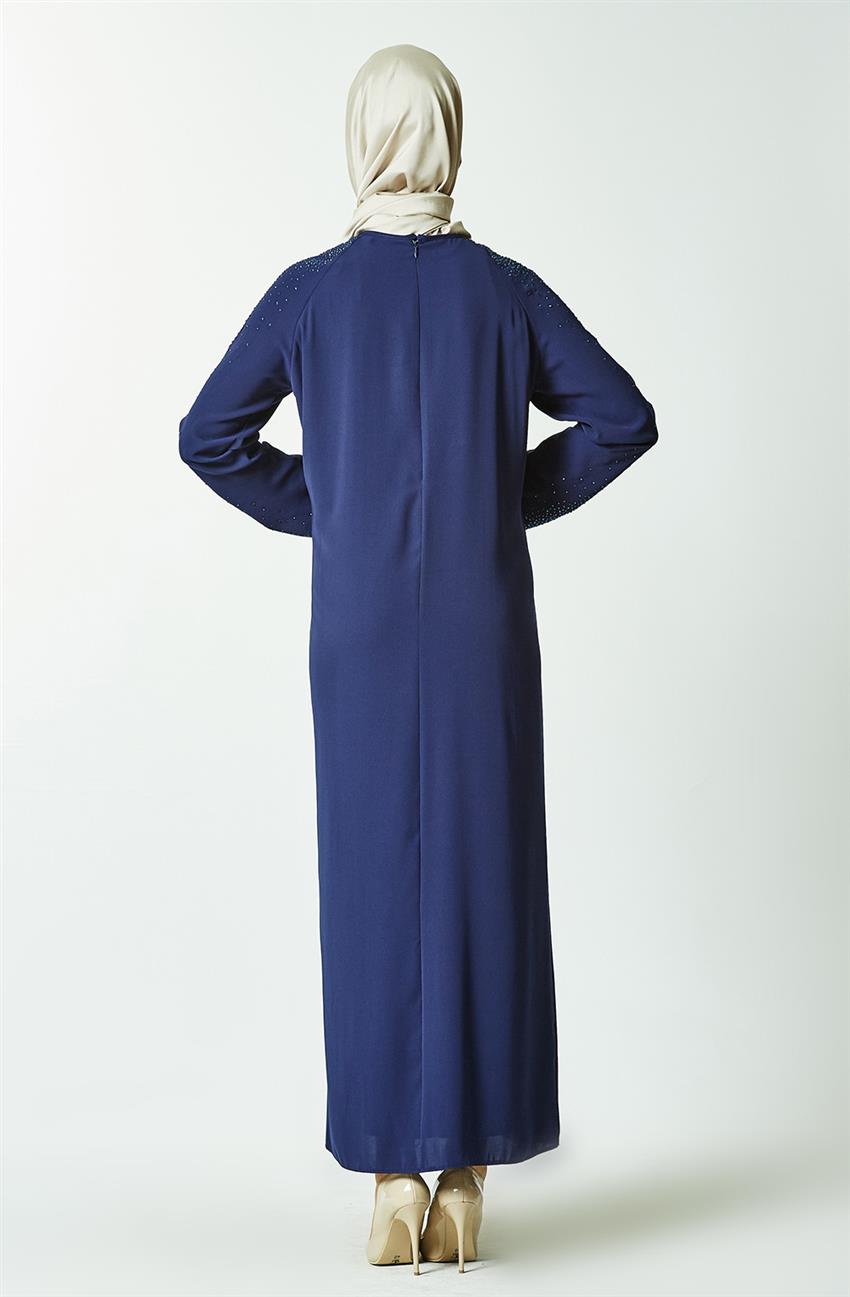 Evening Dress-Navy Blue 7K9409-17