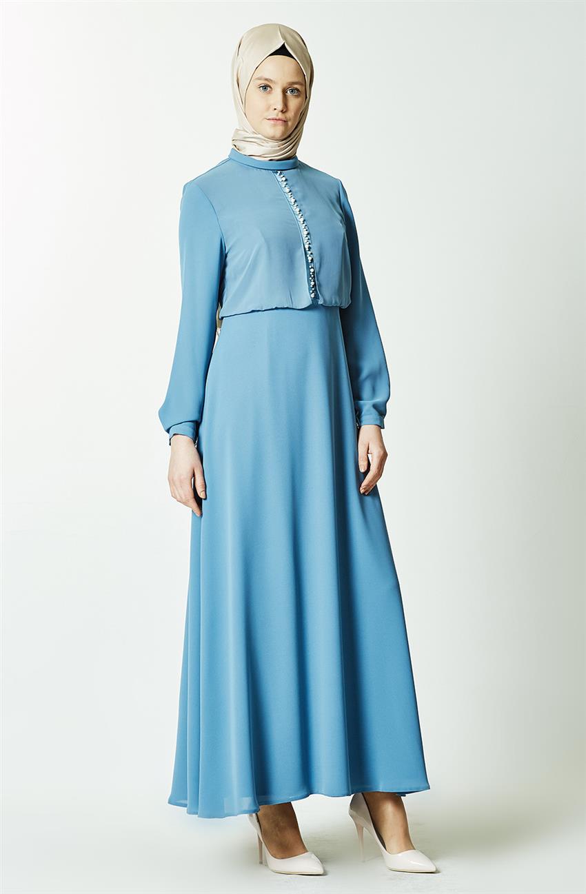 Evening Dress-Gray Blue 7K9415-0470