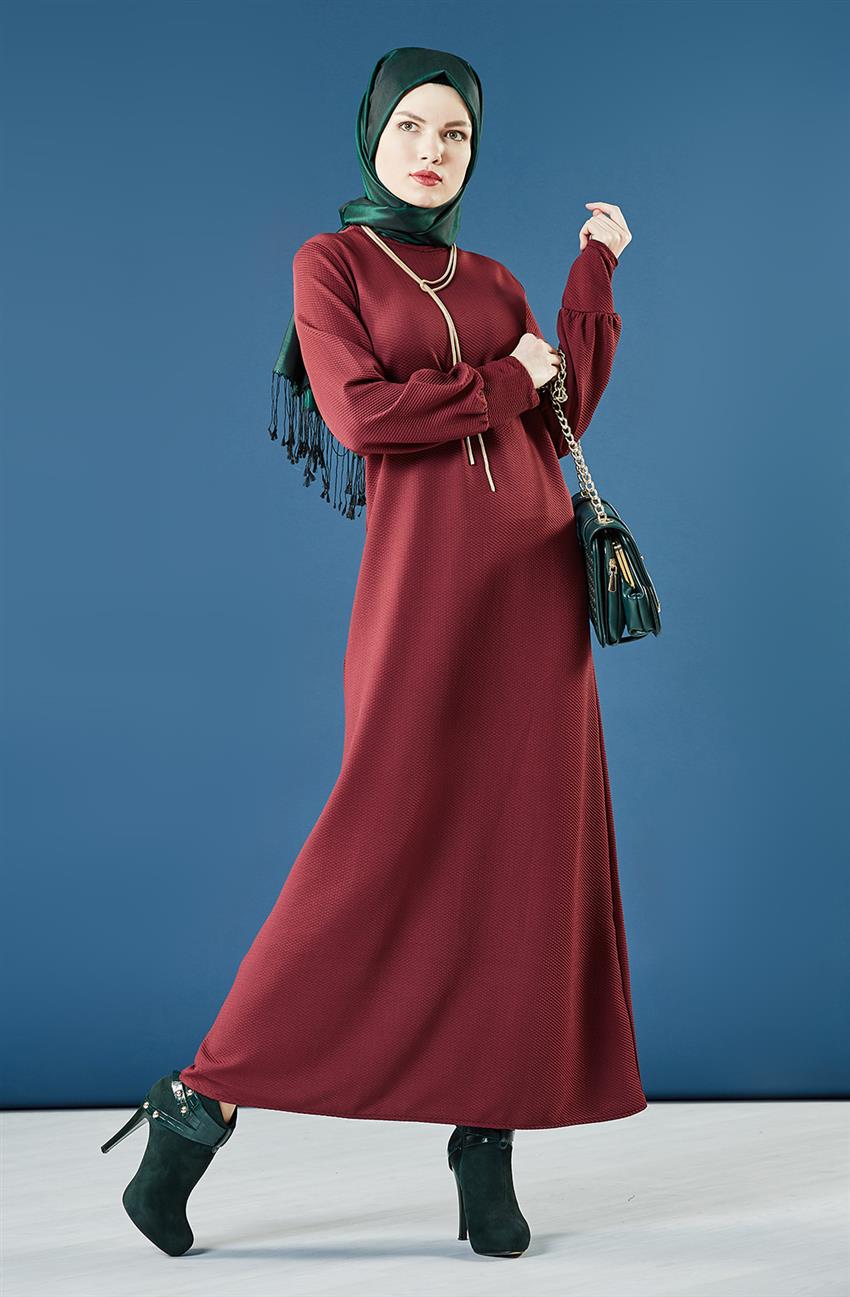 Dress-Claret Red TU7018-3-67