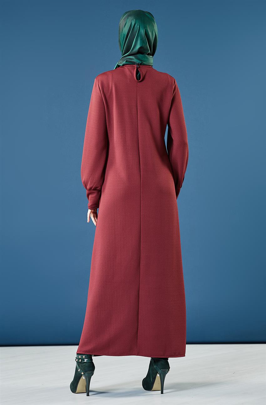 Dress-Claret Red TU7018-3-67