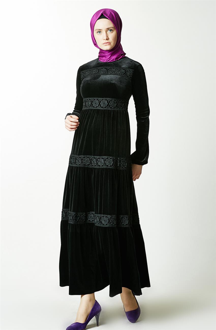فستان-أسود LR8290-01