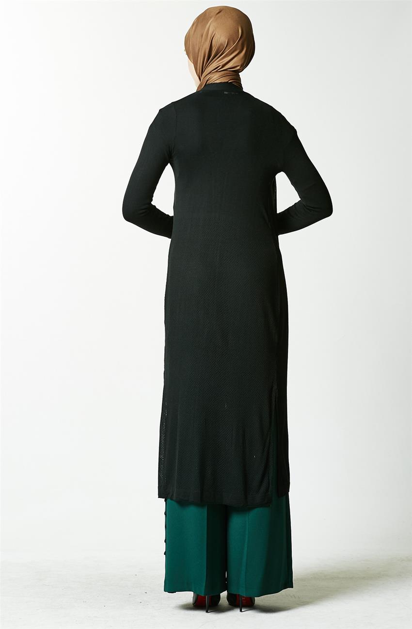 Knitwear Cardigan-Black 18113-01
