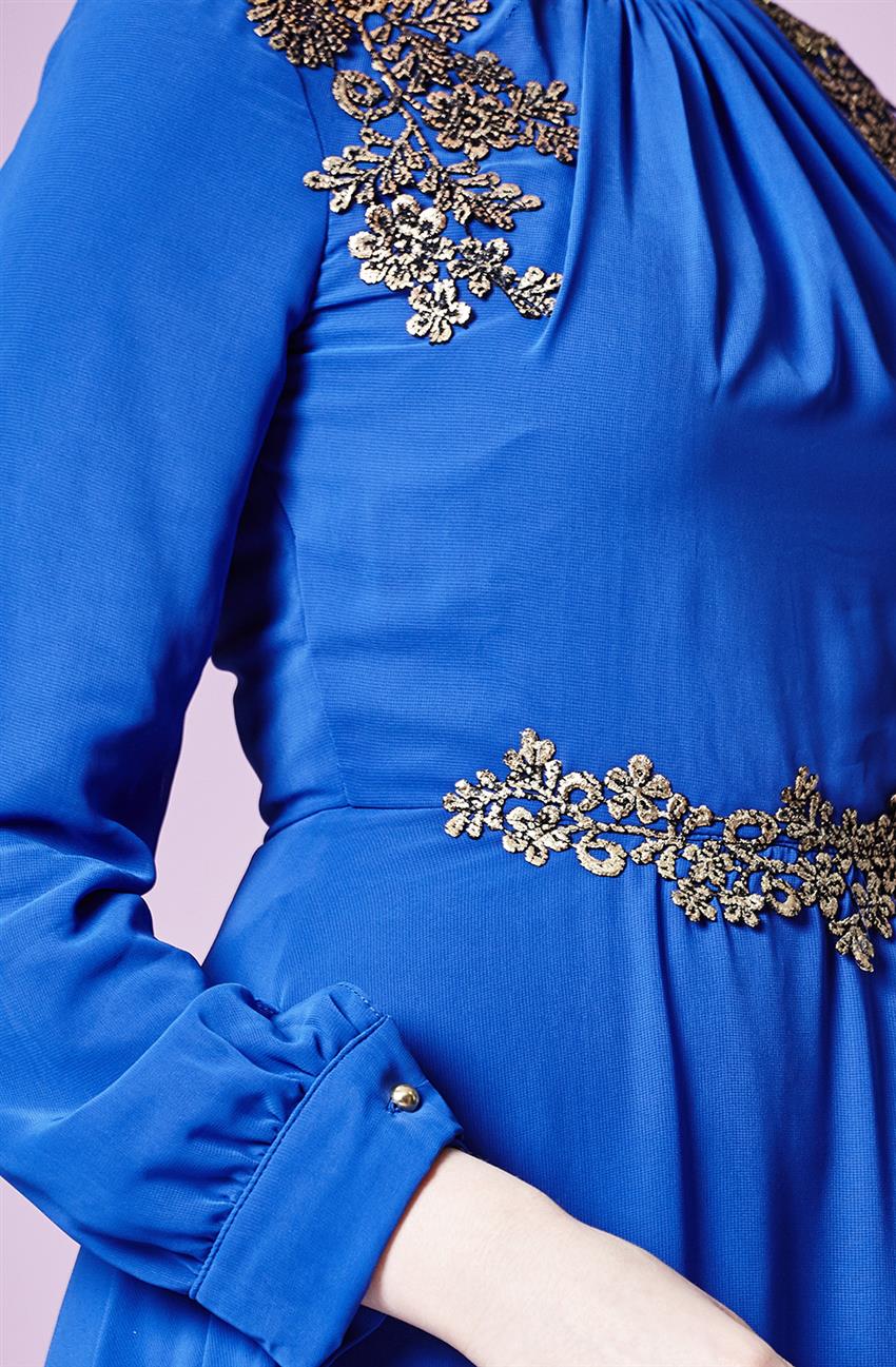 فستان سهرة فستان-أزرق غامق ar-3010-47