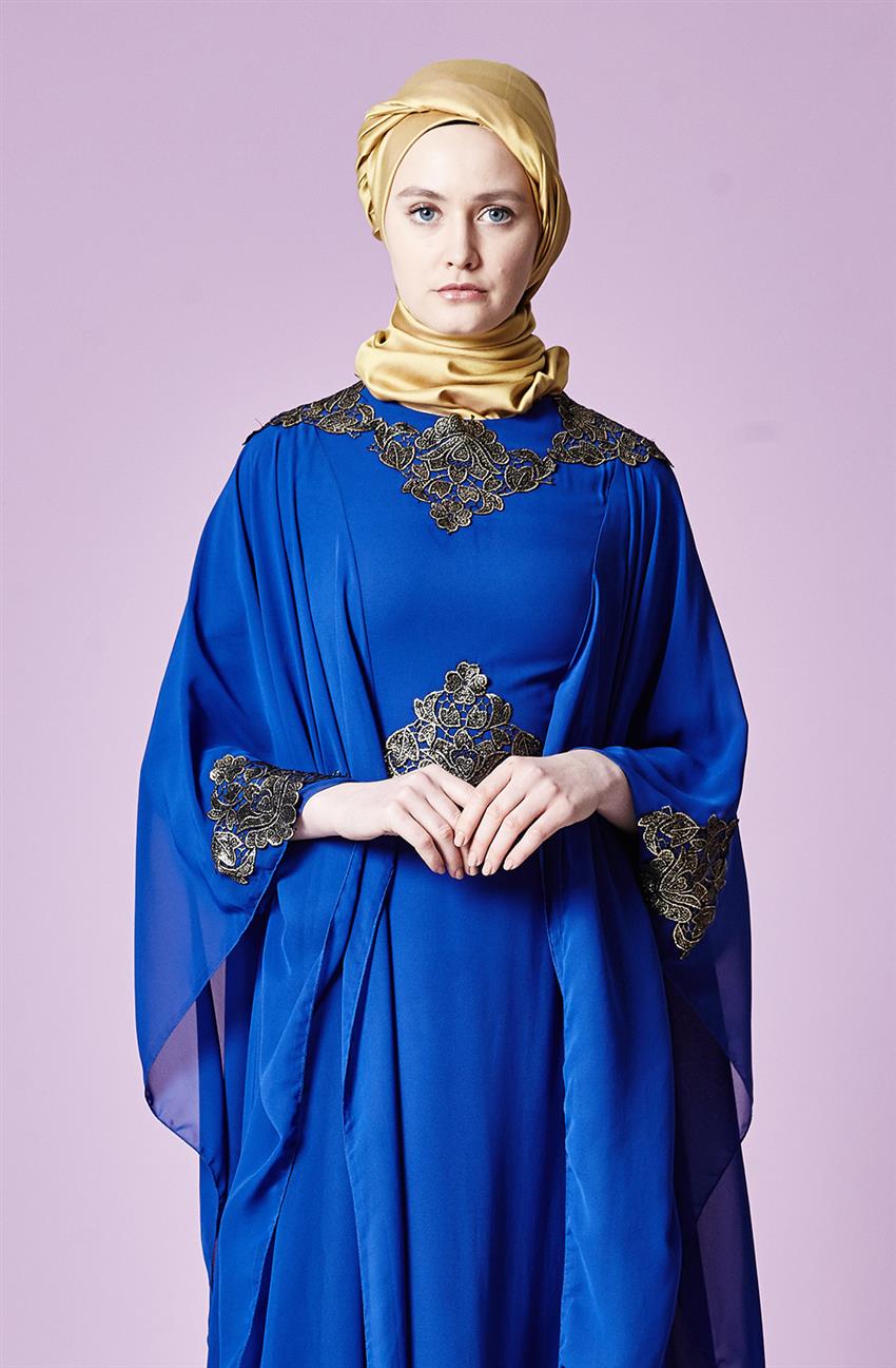 فستان سهرة فستان-أزرق غامق ar-3014-47