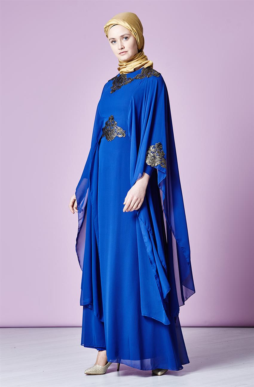 فستان سهرة فستان-أزرق غامق ar-3014-47