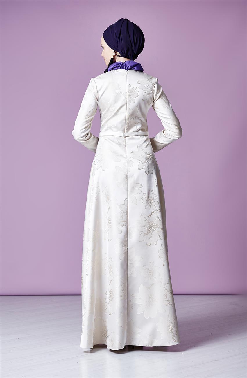 فستان سهرة فستان-أبيض ar-6399-52