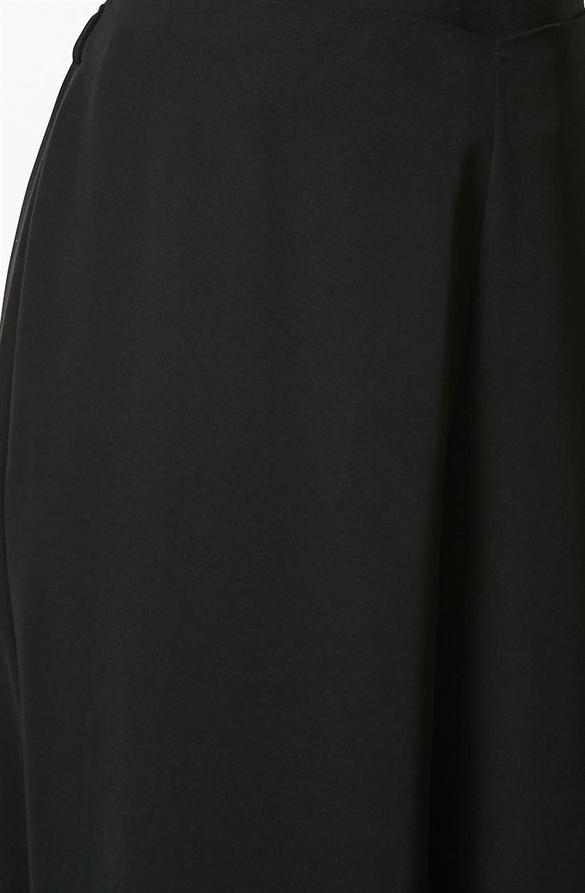 Abiye Siyah Elbise 9008-01