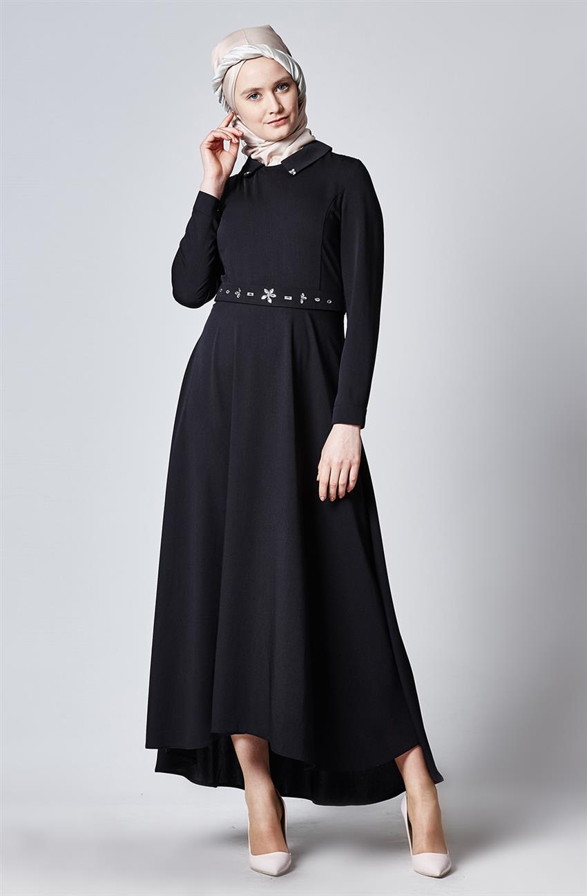 Evening Dress-Black Z1133-09