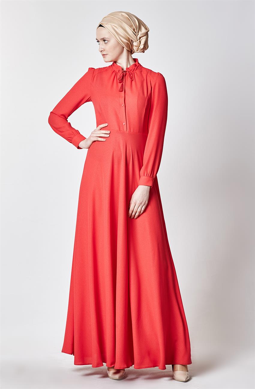Dress-Red Z4213-11
