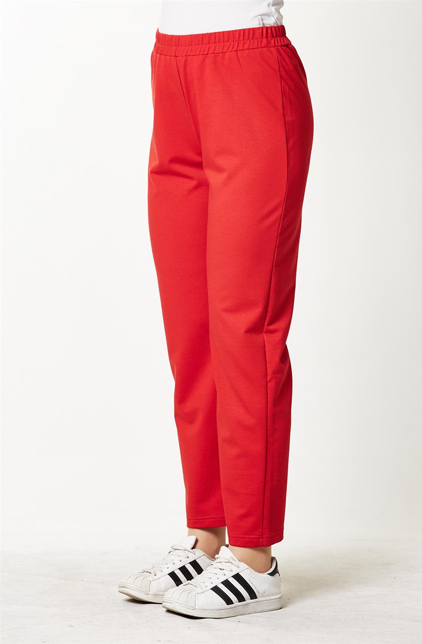 Eşofman Kırmızı Pantolon 18K-7000-34