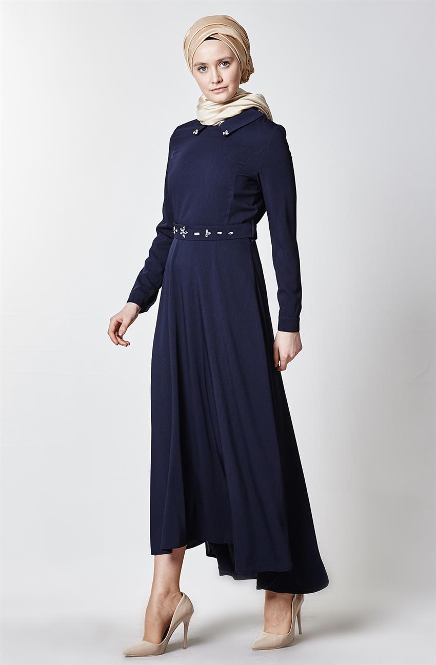 Evening Dress-Navy Blue Z1133-08