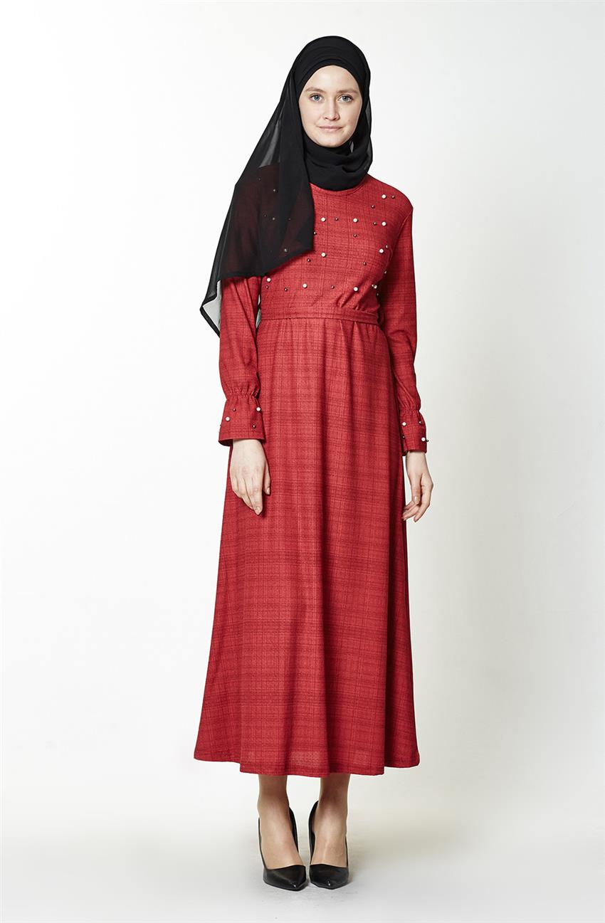 Dress-Claret Red 6003A-67