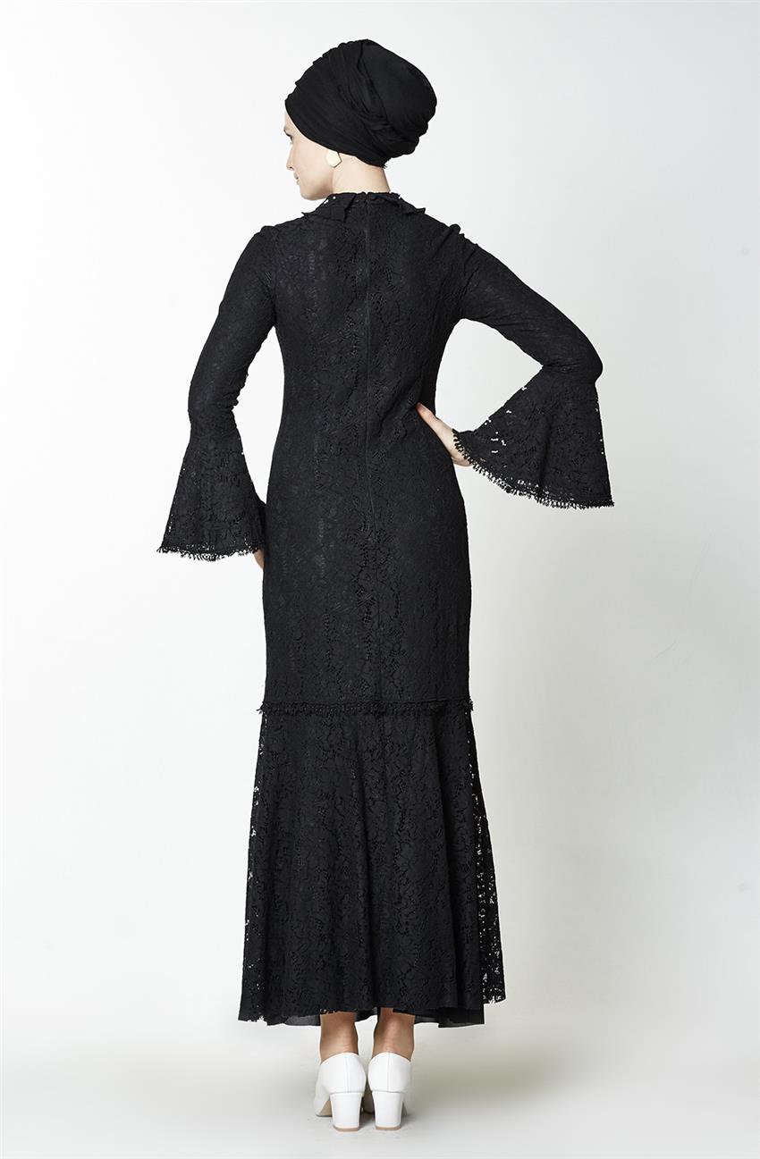 Evening Dress-Black KA-A7-23092-12