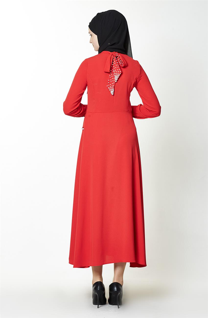 فستان-أحمر KA-A7-23108-19