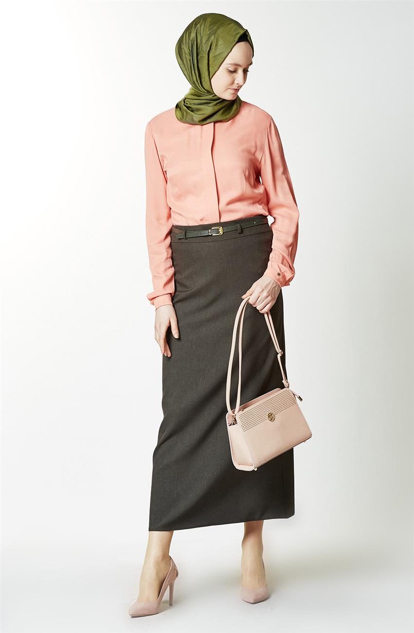 Skirt-Khaki MS520-27