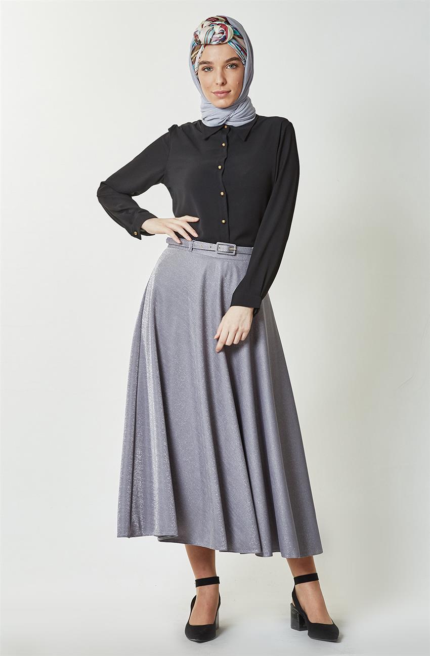 Skirt-Gray MS848-04