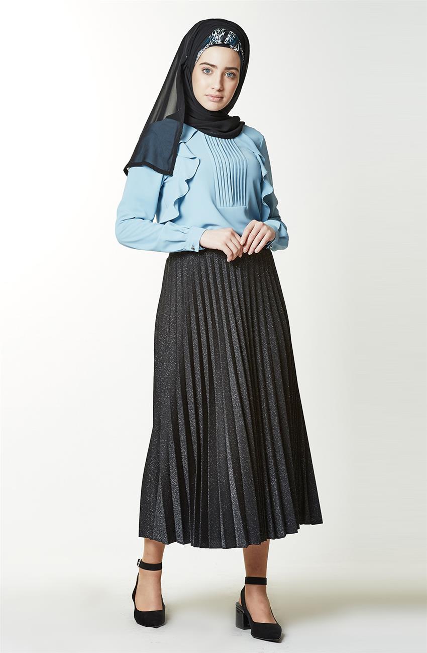 Skirt-Black MS843-01