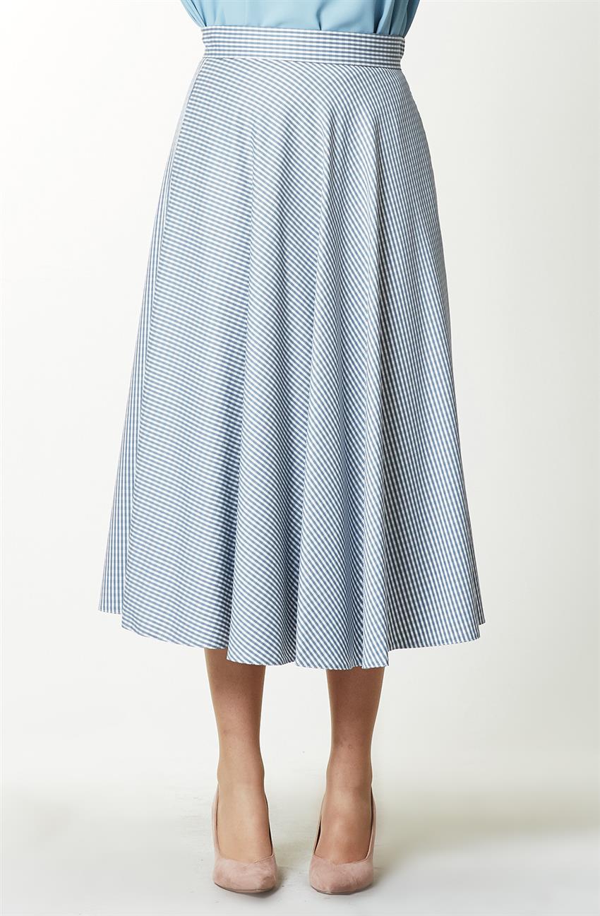 Skirt-Navy Blue 4250-17